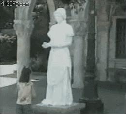 Living Statue Prank