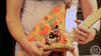 pizza guitar