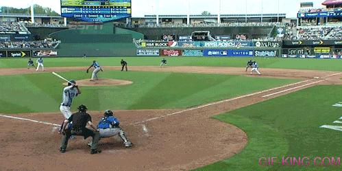 Baseball Smashes Camera