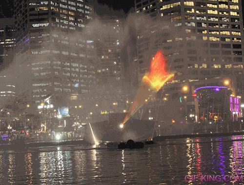 Fire Bird Laser Show In Hong Kong