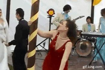 Epic drunk girl fail at a wedding