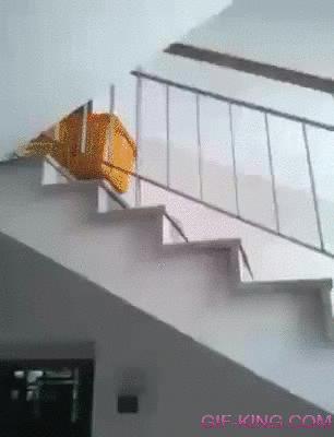 Stairs Slide in School