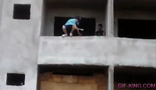 parkour fail