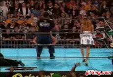 Wrestling piledriver bounce