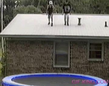 Trampoline Fail