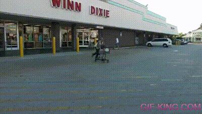 Shopping Cart Slowmotion