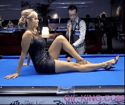 Sexy Pool Trick Shot