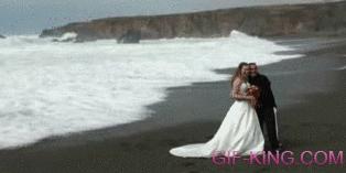 Beach Wedding Fail