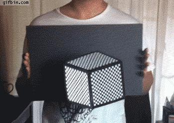 cube optical illusion