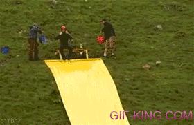 Huge Slide And Jump