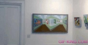 cool optical illusion painting