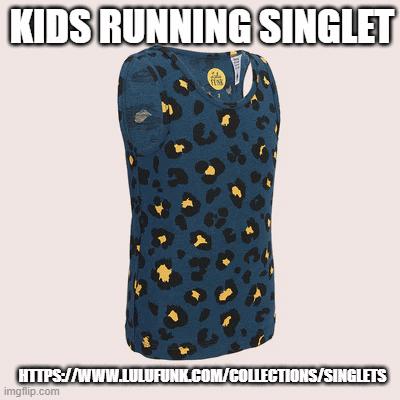 kids running singlet