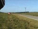 Racing car accident