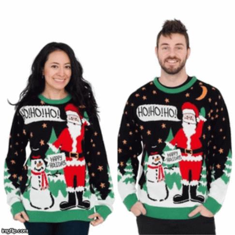 Couples Ugly Christmas Sweaters