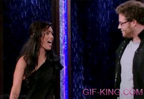 Seth Rogan Gets Ignored When Megan Fox Tries To Kiss