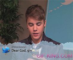 Justin Bieber Read Tweets