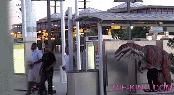 Dinosaur In The Hood Prank