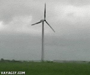 wind generator wreck